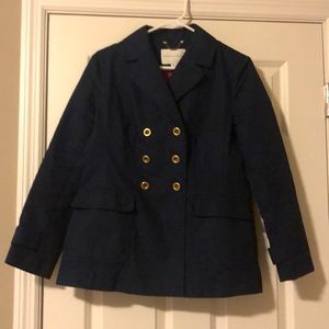 Cute & classic Banana Republic navy coat size MP